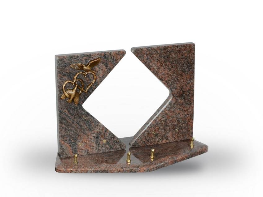 Modern granite ornament plaque.