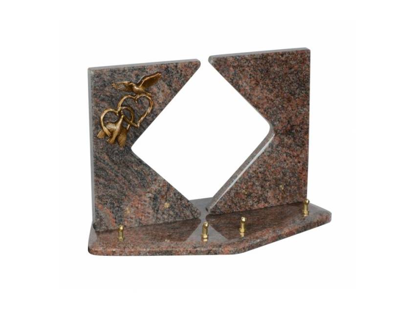 Modern granite ornament plaque.