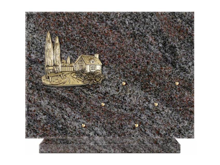 Plaque Granit Rectangle symbolique