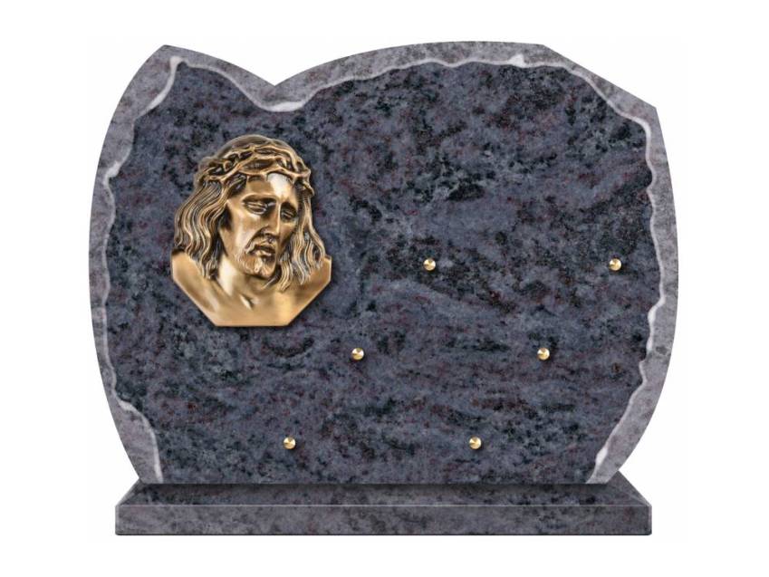 Pretty granite ornament plaque.