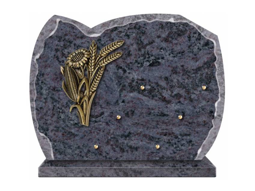 Pretty granite ornament plaque.