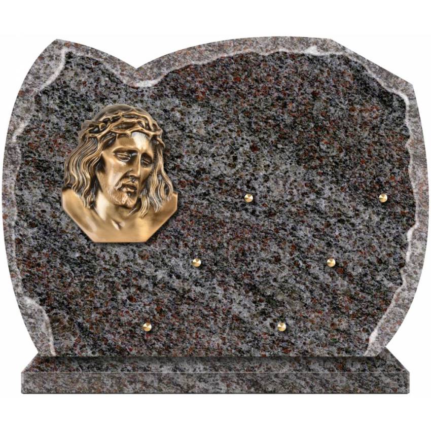 Pretty granite ornament plaque.