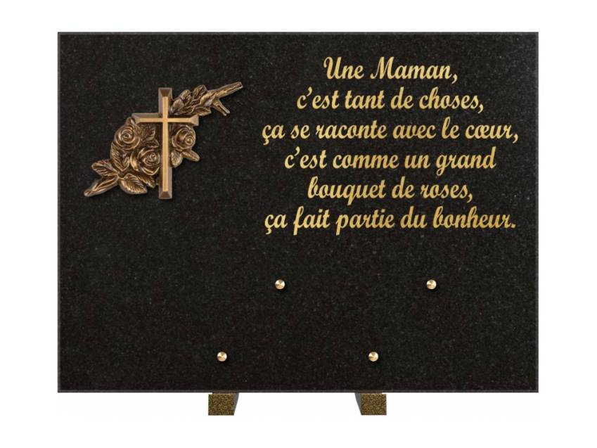 Plaque Granit Rectangle hommage