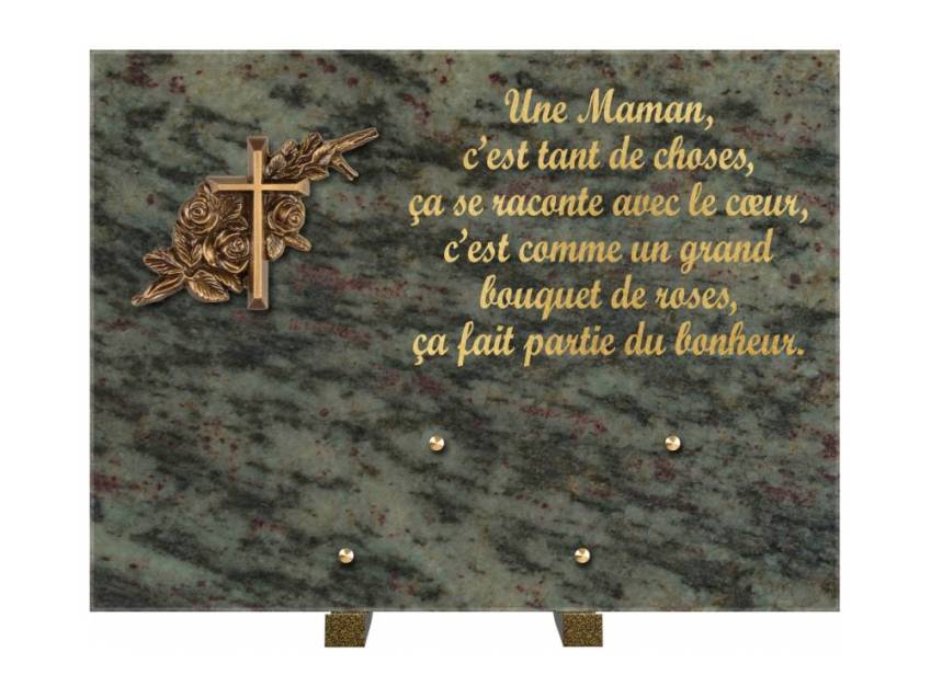 Plaque Granit Rectangle hommage