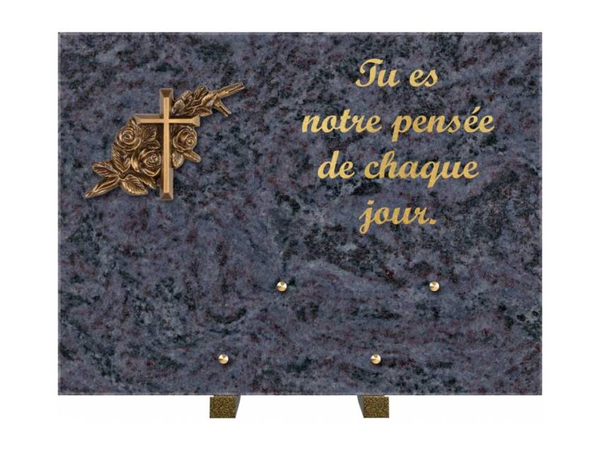 Plaque Granit Rectangle hommage