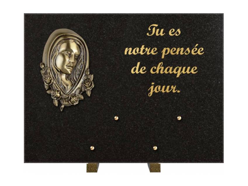 Plaque Granit Rectangle hommage