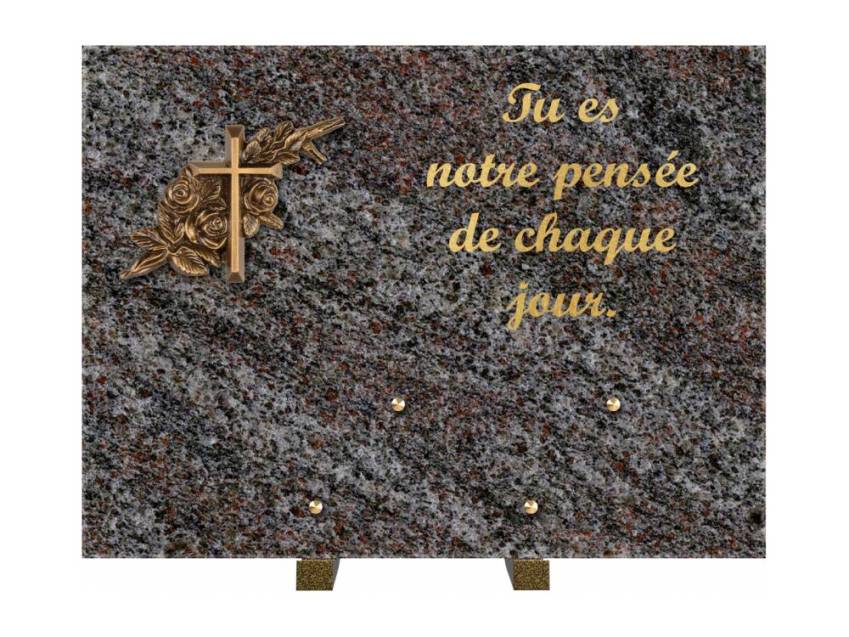 Plaque Granit Rectangle hommage