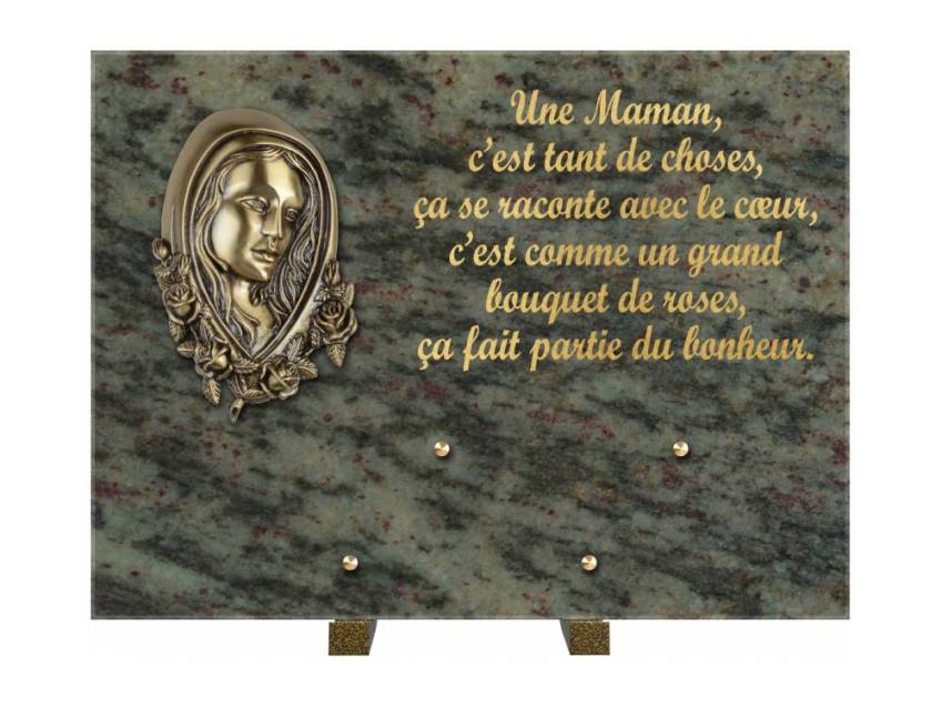 Plaque Granit Rectangle hommage