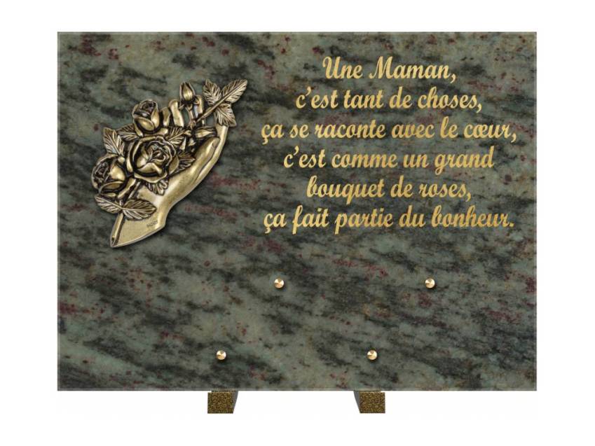 Plaque Granit Rectangle hommage