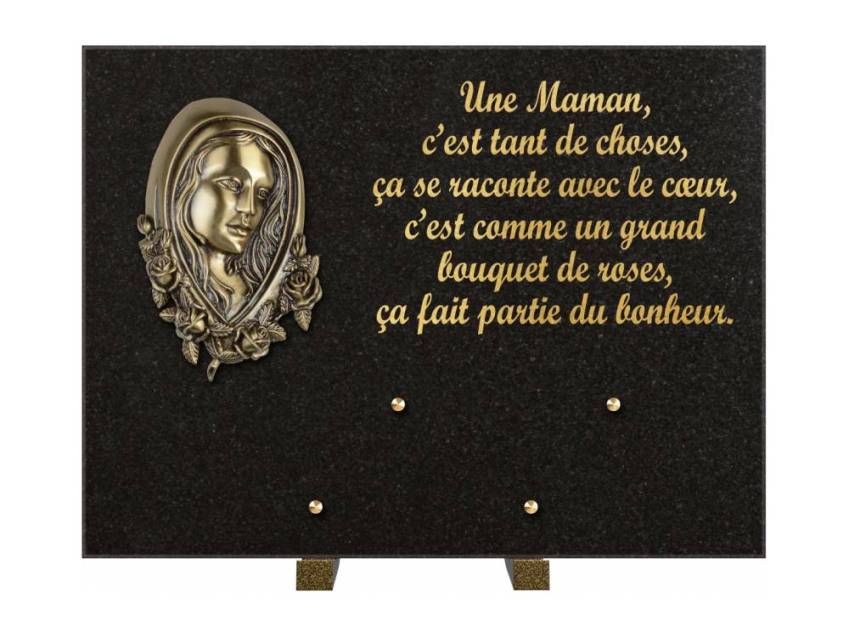 Plaque Granit Rectangle hommage