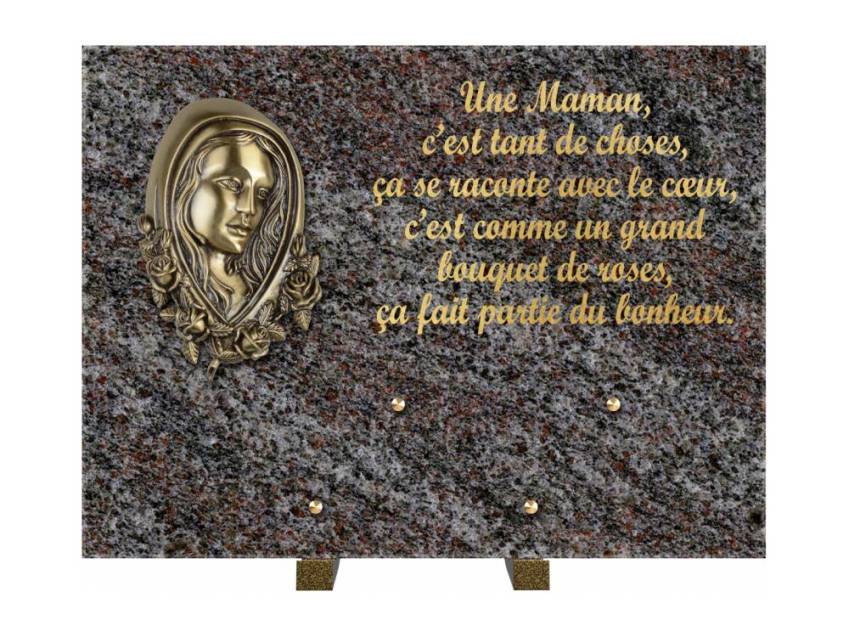 Plaque Granit Rectangle hommage