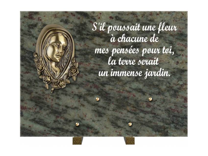 Plaque Granit Rectangle hommage