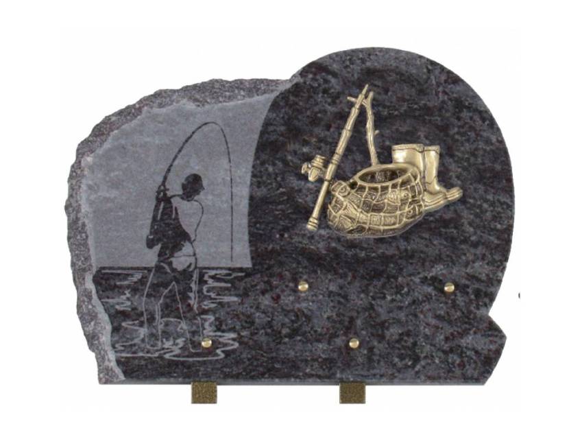 Plaque Granit découpée émérite