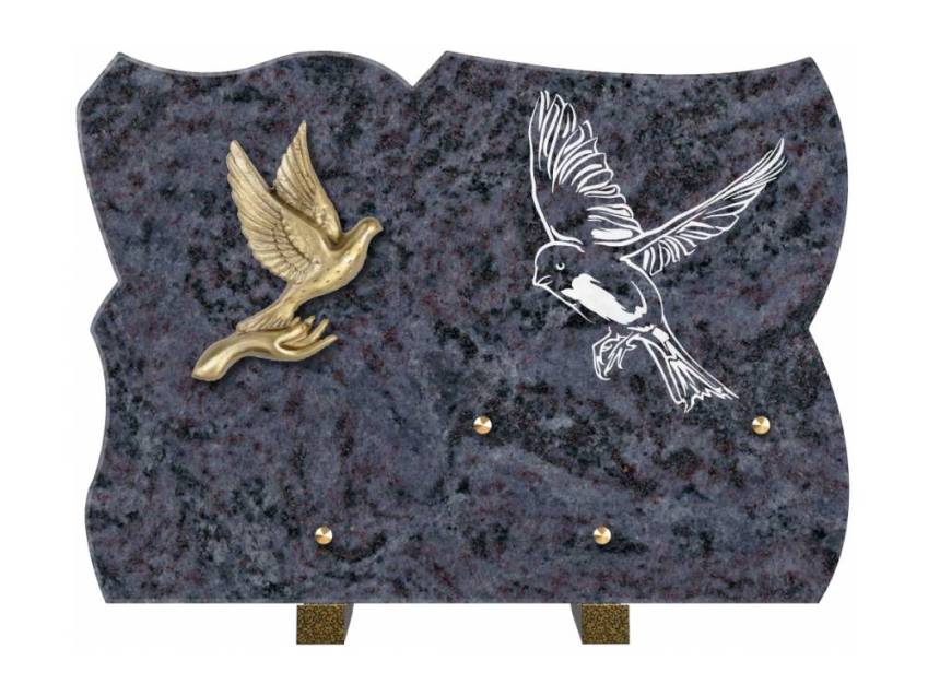 Heliosix grave plaque