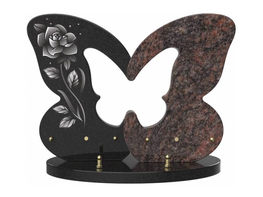 Creative emotion granite plaque.