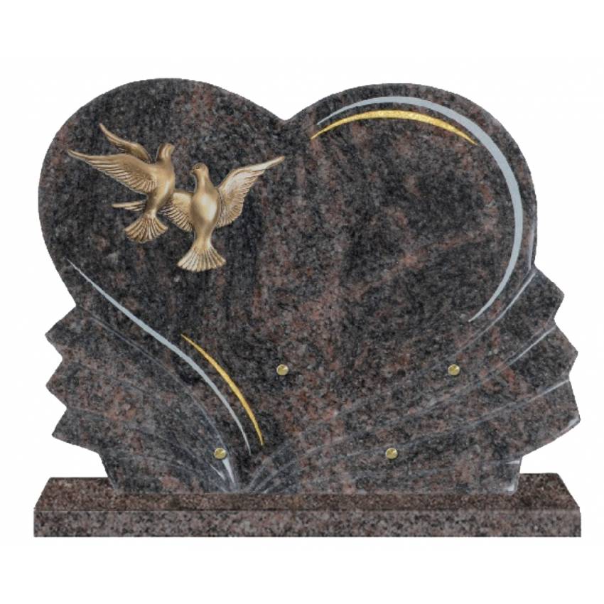 Granite Heart Testimony Plaque.