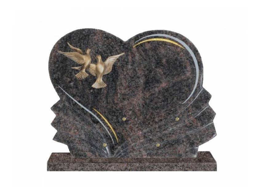 Granite Heart Testimony Plaque.