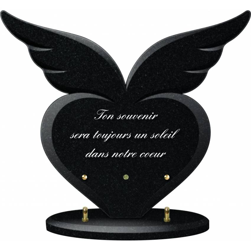 Granite Heart Harmony Plaque.