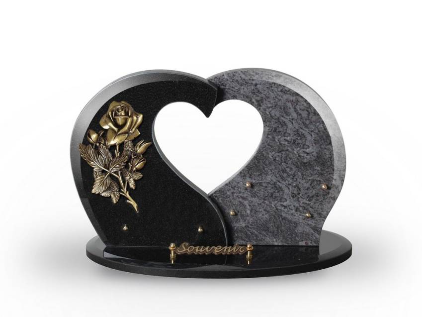 Granite Heart Aesthetic Plaque.