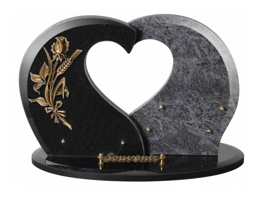 Granite Heart Aesthetic Plaque.