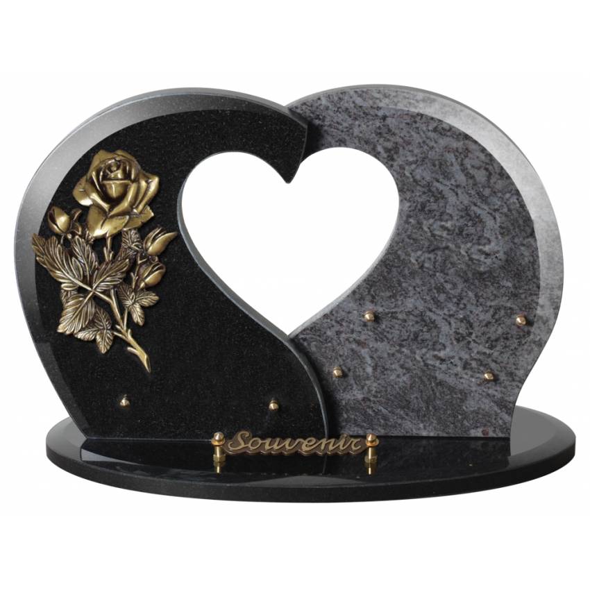 Granite Heart Aesthetic Plaque.