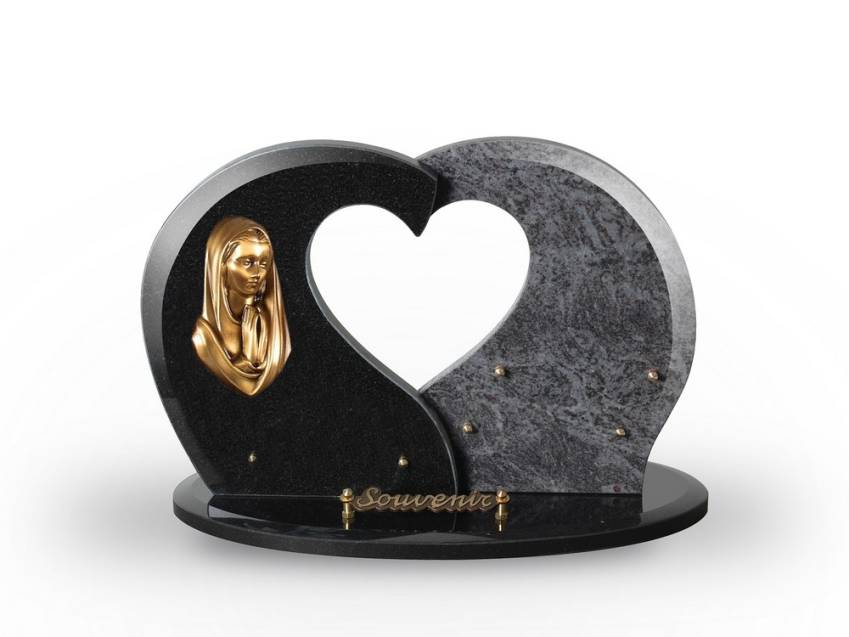 Granite Heart Aesthetic Plaque.