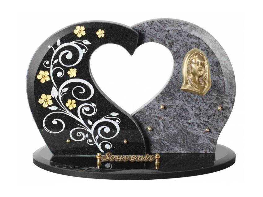 Fabulous Granite Heart Plaque.