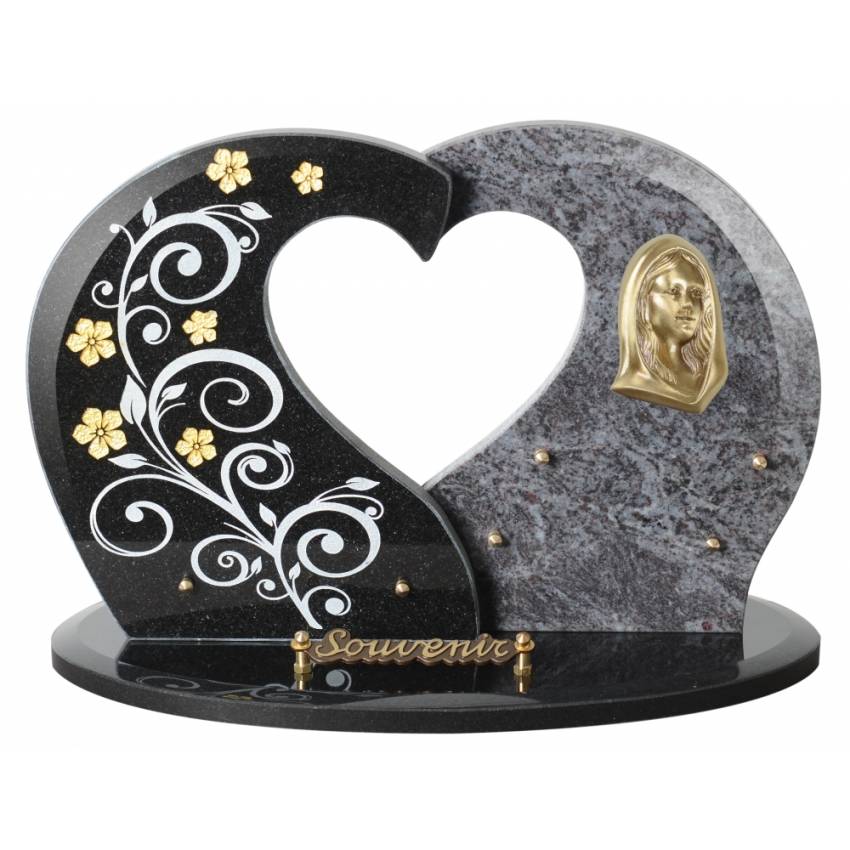 Fabulous Granite Heart Plaque.