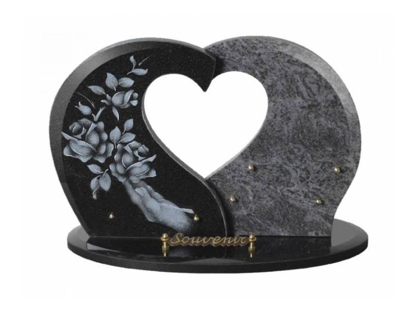 Granite Heart Bucolic Plaque.