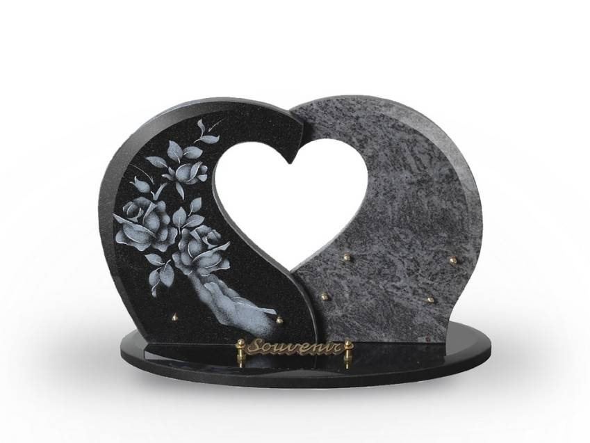 Granite Heart Bucolic Plaque.