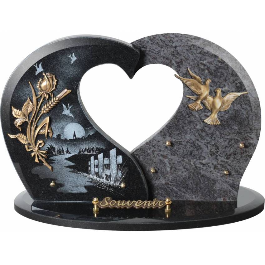 Granite Heart Plaque - Estimated Value.