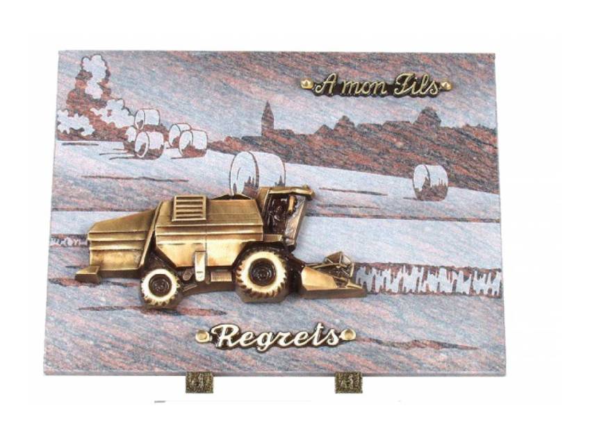 Authentic Granite Rectangle Plaque