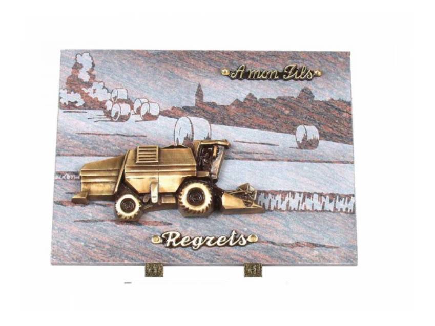 Authentic Granite Rectangle Plaque