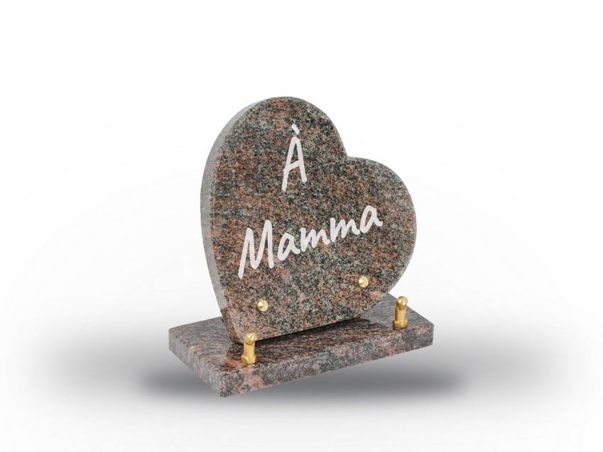 Sensitive Heart Granite Plaque.