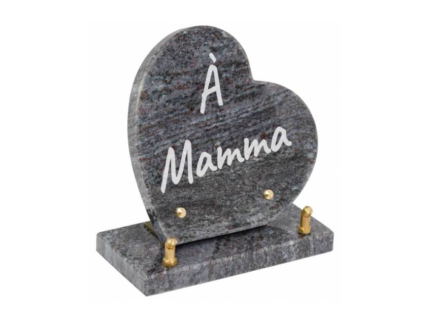 Sensitive Heart Granite Plaque.