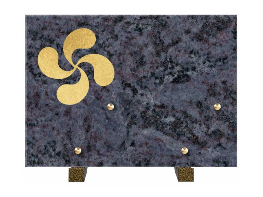 Rectangular granite plaque. Rectangular of honor.