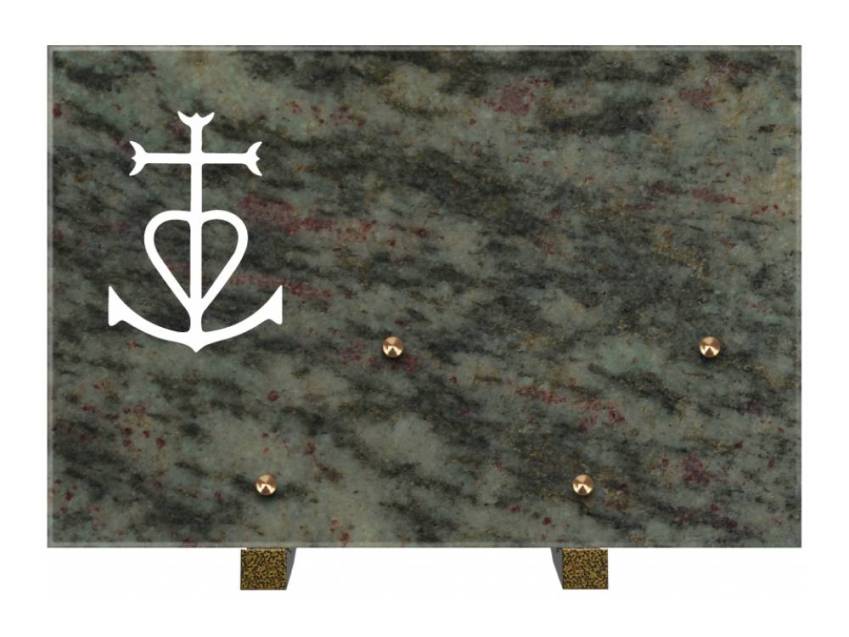 Rectangular granite slab. Rectangle anthology.