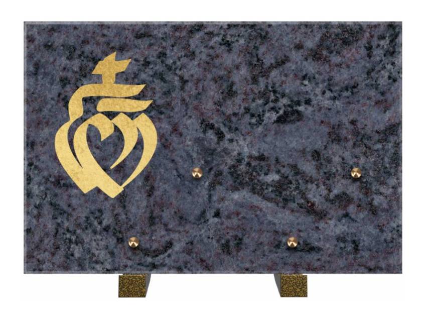 Rectangular granite slab. Rectangle anthology.