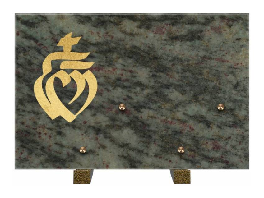 Rectangular granite slab. Rectangle anthology.