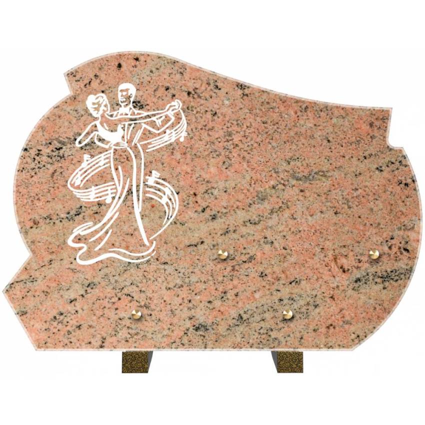 Granite plaque, unique design.