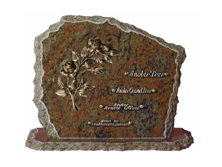 Plaque Granit originale romantique