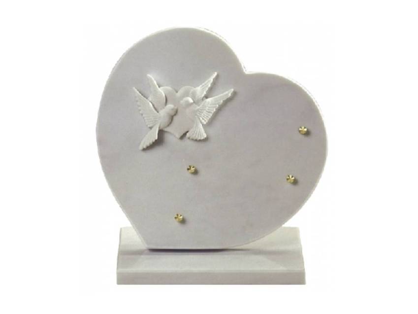 Granite Plaque Symbolic Heart.