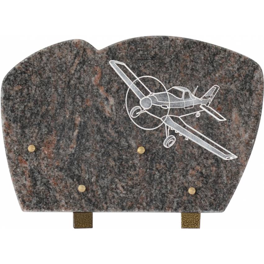 Stylish remarkable Granite plaque.