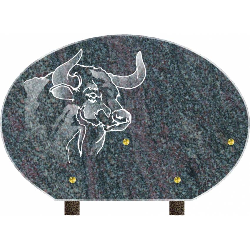 Stylish remarkable Granite plaque.