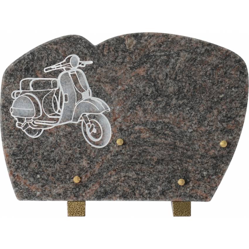 Stylish remarkable Granite plaque.