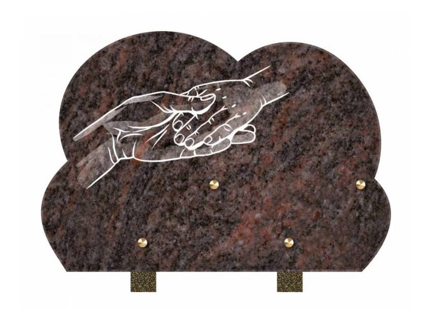 Stylish remarkable Granite plaque.