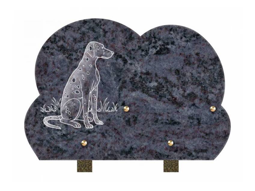 Stylish remarkable Granite plaque.