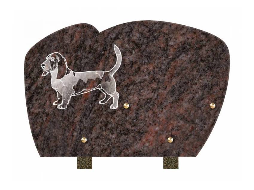 Stylish remarkable Granite plaque.