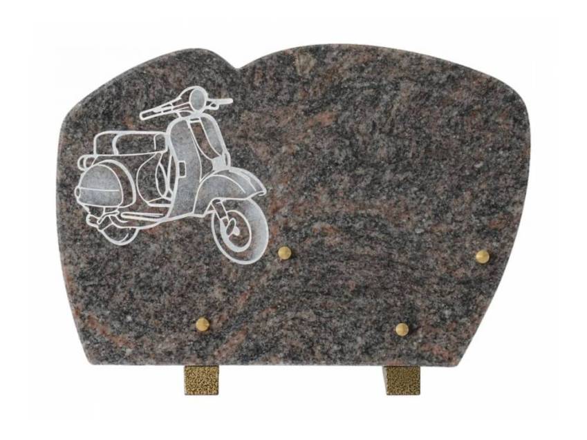 Stylish remarkable Granite plaque.