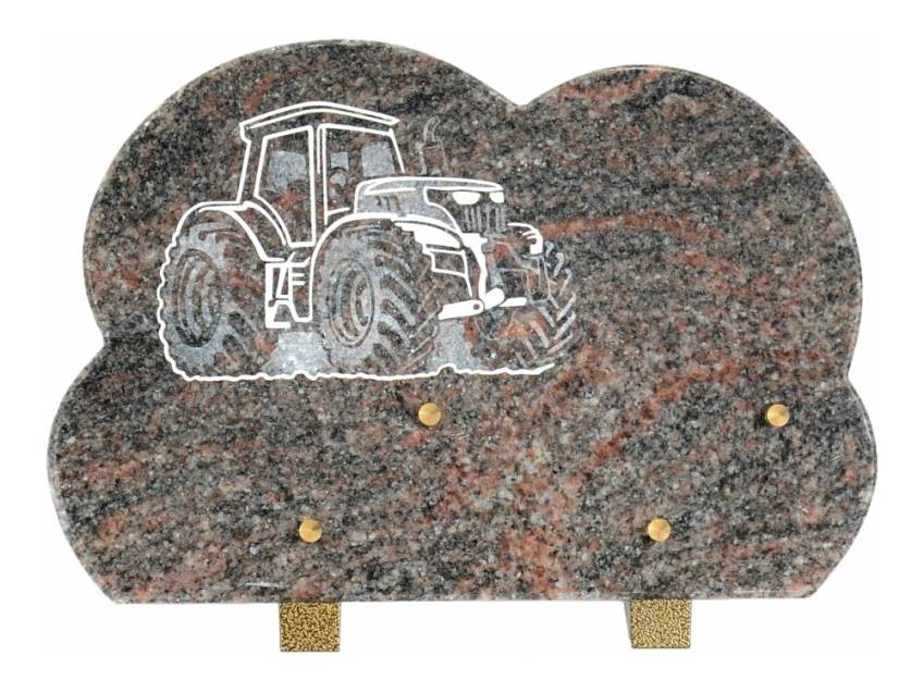 Stylish remarkable Granite plaque.